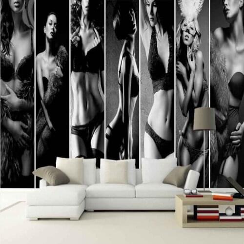 Photo wallpaper Modern personality body model background wall mural Living Room Restaurant Bedroom Wallpaper