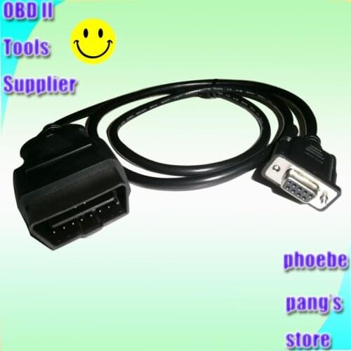 RS232 Serial DB9 To OBD2 Cable 16pin Plug Diagnostic Adapter Connector 5pcs CNPAM