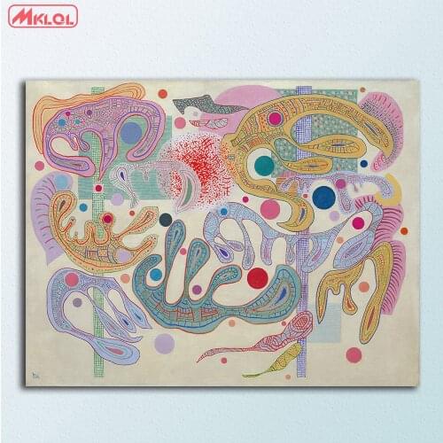 Capricious Forms by Vasily Kandinsky Canvas Painting For Living Room Home Decoration Oil Painting On Canvas Wall Painting