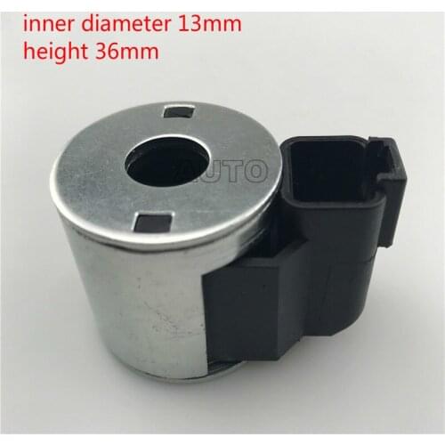 Solenoid valve coil Excavator CAT E305.5 306 307 308 4M40 Engine Pilot spool inner diameter 13mm height 36mm