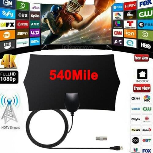 Indoor Digital HDTV Antenna Amplifier Signal Booster DVB-T2 HDTV Antenna Clear Satellite Dish Signal Receiver Aerial Digital HD