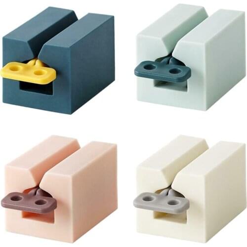 Best 4Pcs Multifunctional Toothpaste Tube Squeezer Plastic Tooth Paste Holder Dispenser