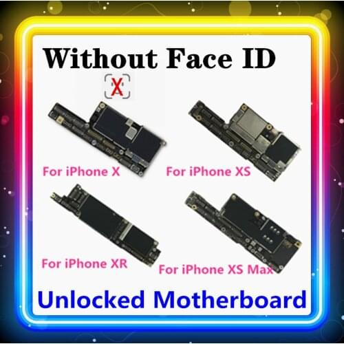 For IPhone X Motherboard No Face ID Motherboard For IPhone X, XS, XR, XS Max Main Board