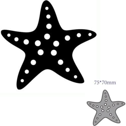 Metal cutting dies cut die mold starfish decoration Scrapbook paper craft knife mould blade punch stencils