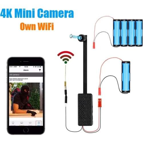 4K WIFI IP Mini Camera Module Motion DV 1080P P2P Camera Video Recorder Home Security Mini Camcorder Remote Control Hidden TF