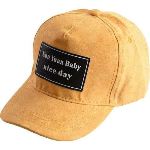 HPBBKD Fashion Children Baseball Cap Baby kids Suede Sun Hat Girls snapback Caps Boys Hip Hop Caps for 3-8 years old GH645