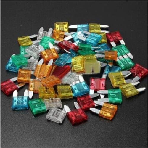 Mixed Mini Blade Fuse Zinc Alloy And Plastic Material 5A 10A 15A 20A 25 30A Set For Auto Car Truck 60pcs