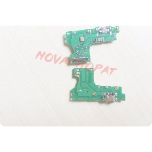 Novaphopat For Huawei Y6 2019 USB Dock Charging Charger Port Connector Flex Cable Microphone Board + Tracking