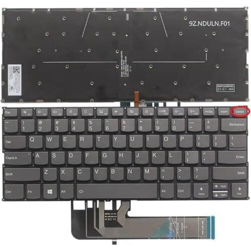 New black/grey US laptop Keyboard for Lenovo Yoga 530-14 530-14ARR 530-14IKB US keyboard With backlight