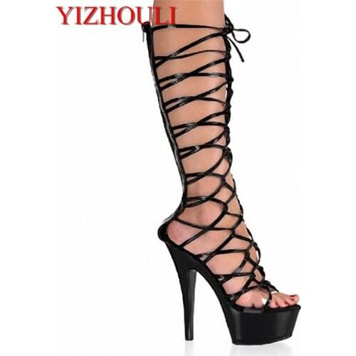 15cm The new style is sandals, boots, sexy performance shoes, hot nightclub heels Dance Shoes