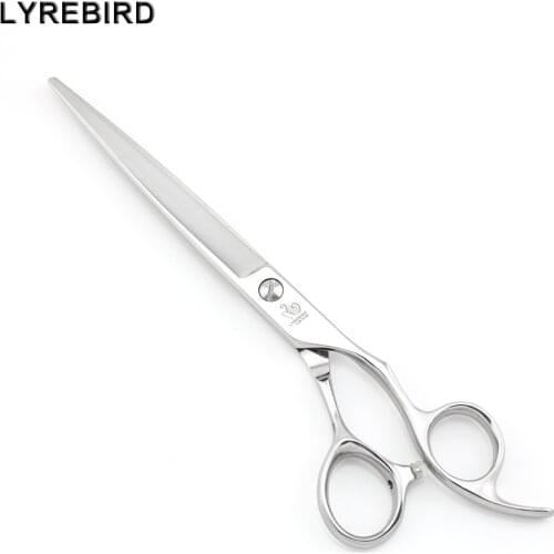 Pet Dog Grooming Scissors High-class Lyrebird 7 Inch Pet Groomer Cutting Shears with Slot Type Screw Simple Pack 10 Pcs/Lot NEW