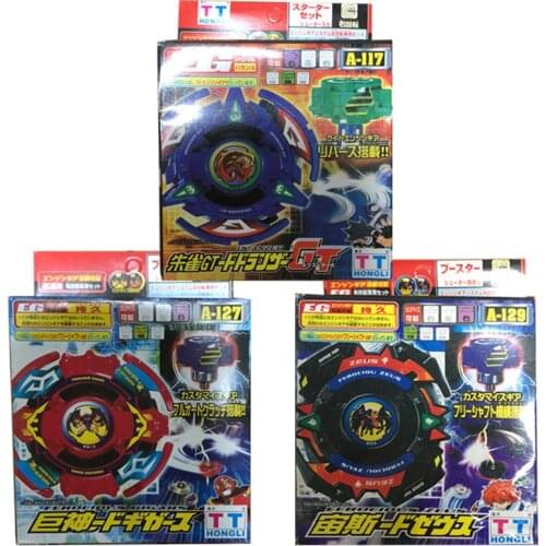 Fight Beyblade Fusion for Adult Collection A-117 Dranzer GT A127 Ferocious Gigars A129 Feroeious zeus Tops Toy Spining