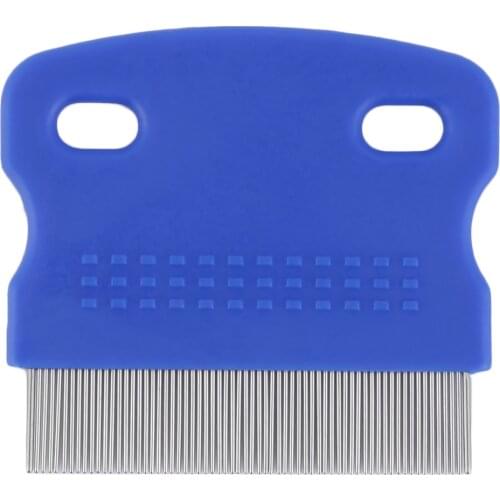 Dog Flea Comb Steel Brush Hair Comb Dog Grooming Trimmer Cute Pet Cat Dog Comb