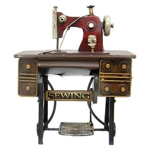 Decorative Metal Sewing Machine - Trinket, Miniature, Gift, Nostalgic, Vintage, Handmade, Hand Painted, quality Durable