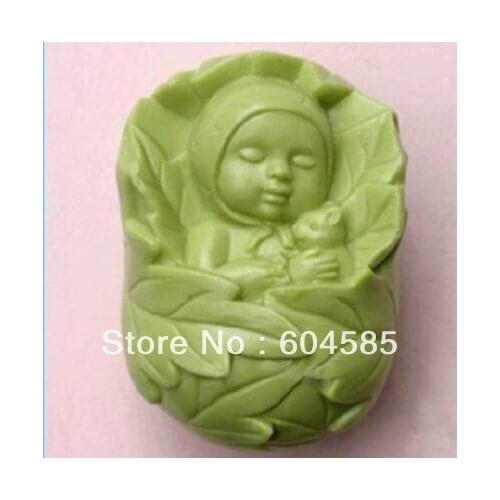 Sleeping Craft Art Silicone Soap mold Craft Molds DIY Handmade soap molds