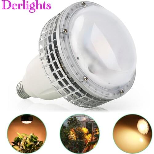 Full Spectrum 100W SMD3030 Par LED Grow Lights E27 AC85~265V Plant Lamp Growth LED Bulb for Indoor Flowers Vegs Greenhouse Tent