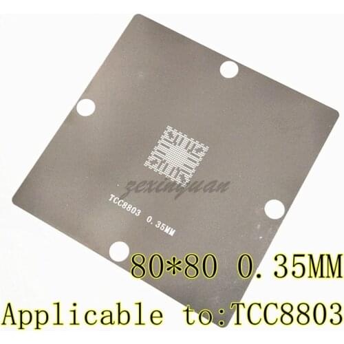 1PCS Applicable to: TCC8803 8803 Reballing Stencil BGA Steel Mesh In Stock