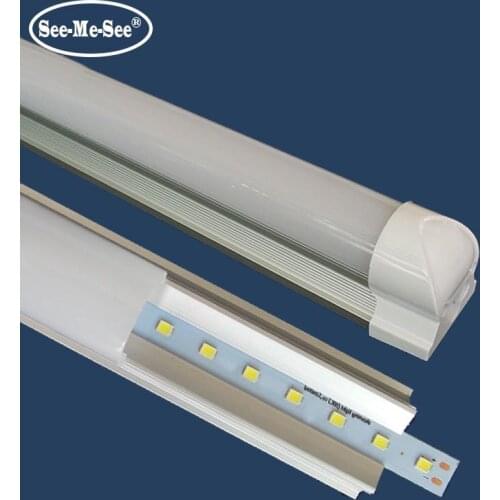 10pcs/lot 4ft 5ft 8ft 1200mm 1500mm 2400mm 20w 24w 40w high pf ac85-265v t8 integrated led tube
