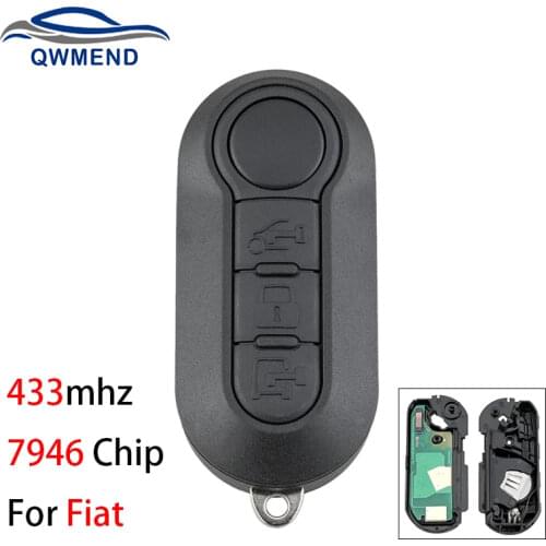 BHKEY 433mhz 7946 Chip Smart Remote Car Key for Fiat 500L MPV Ducato for Citroen Jumper for Peugeot Boxer 3BUT Delphi or Marelli