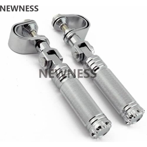 Motorcycle Accessories Foot Pegs Engine Guard Footrest Highway Footpegs Mount Clamp Kit For Harley Honda Yamaha Chopper Bobber