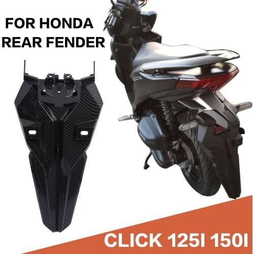 Motorbike Accessories Carbon Fiber Texture Rear fender For Honda Click 150i Click 125i Click150i Click125i