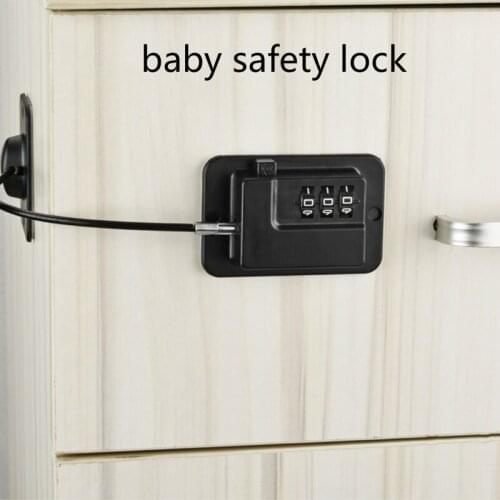 Safety Baby Window Lock Childrens Lockers Door Lock Childrens Protection Limiter For Drawer Lock For Home Password Child Lock