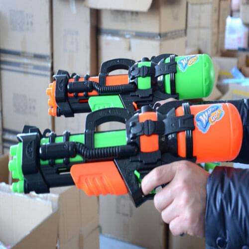 Childrens Educational Toys Summer Outdoor Beach Play Water Toys Black Pull-Type Air Pumping Water Gun Childrens Toys