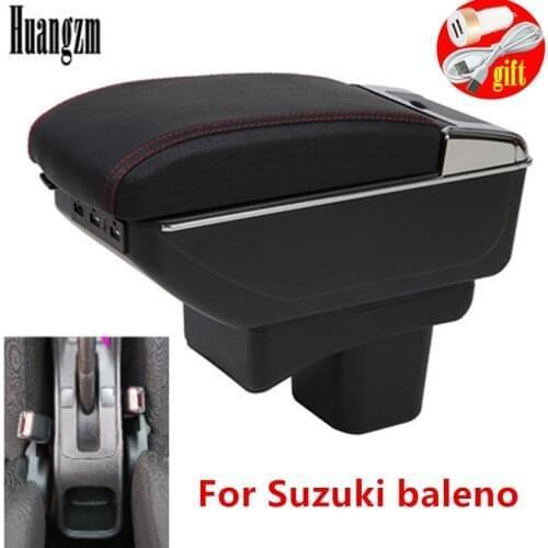 For Suzuki baleno Armrest 2015-2020 2017 2018 2019 Retrofit parts Car special Armrest box Center Storage box car accessories Int
