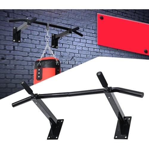 Indoor Sports Equipment Gymnastics Horizontal Bar Goplus Wall Mounted Pull Up Chin Up Bar Multi Function Home Gym Fitness