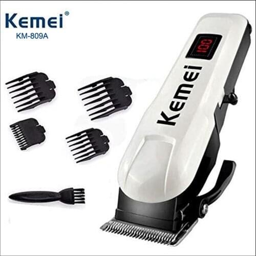 KEMEI KM-1992 Professional Turbocharged Clipper Electric Hair Trimmer Cordless Rechargeable Barber Men Hair Shaver Razor Cutting