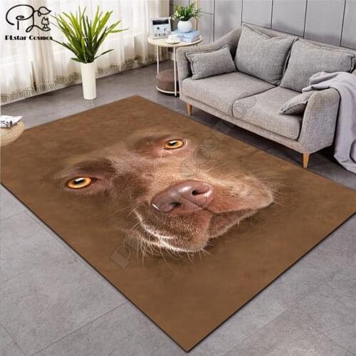 Dog pattern carpet Square Anti-Skid Area Floor Mat 3D Rug Non-slip Mat Dining Room Living Room Soft Bedroom Carpet