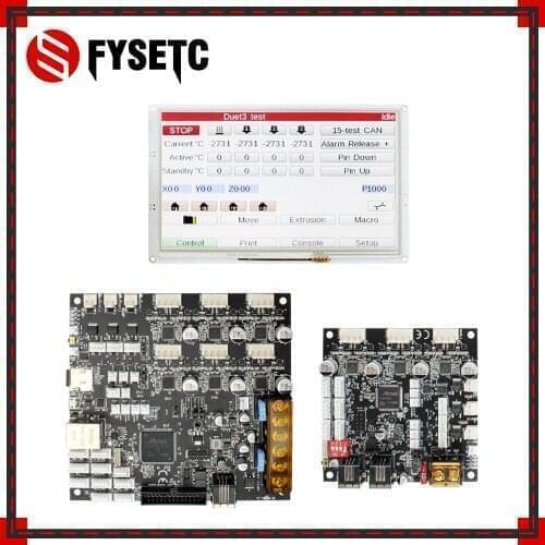 Clone Duet 3 6HC Expansion 3HC main board with 5'' 5i Integrated Paneldue Touch Screen For BLV MGN Cube 3d printer parts