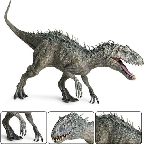 Simulation 34x18x8cm Dinosaur Model Toys Open Mouth Jurassic Tyrannosaurus Rex Dinossauro World Animals Doll Gift For Kids Boys