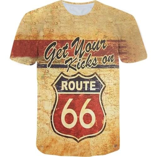 No. 66 3D Printed Mens T-shirt 2021 Summer Round Neck Shirt Youth Street Fashion Popular Short-Sleeved Shirt