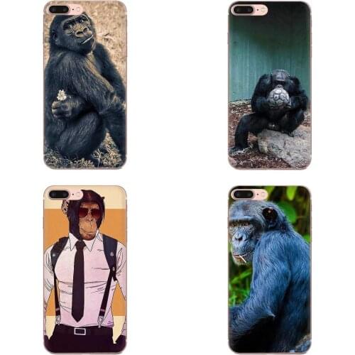 Monkey Gorilla For Sony Xperia Z Z1 Z2 Z3 Z4 Z5 compact Mini M2 M4 M5 T3 E3 E5 XA XA1 XZ Premium Soft TPU Hybrid
