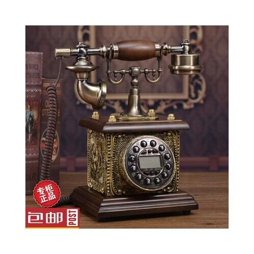 Genuine antique European telephone dial rotating retro fashion home phone telephone