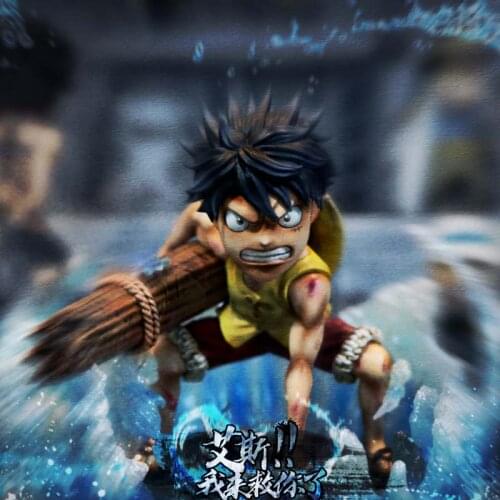 Five Studios ON The Top Of War Luffy GK Limited Statue Hand-Made Model Size:8*10CM