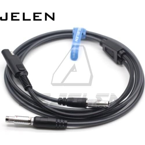 Connector 0B 5pin（small 5pin ) to Fi 7pin for Topcon GPS Interface Cables for Topcon GPS to Pacific Crest PDL LPB A00636 TYPE