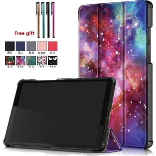 Tri-Fold Tablet Case For Lenovo Tab M7 m 7 TB-7305F TB-7305i TB-7305X 7.0'' Ultra Slim PU Leather Shell Cover for Lenovo Tab M7