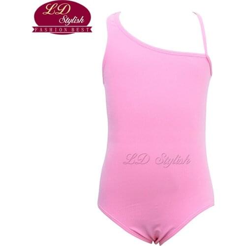 Pink Stage Performance Competition Dance Skirt Kids Ballet Training Leotards Children Dancing Practice Dresses for Girls