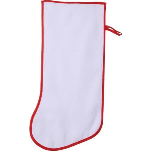 10pcs/lot Christmas Stockings Polyester Sublimation Blank Socks Custom Christmas Stockings Gift Stockings Decorative Socks