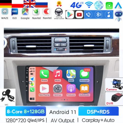 1080P Video For BMW 3 Series E90 E91 E92 E93 2005 2006 2007 2008 2009 2010 2011 2012 2013 Car Stereo Radio Gps Player Support BT