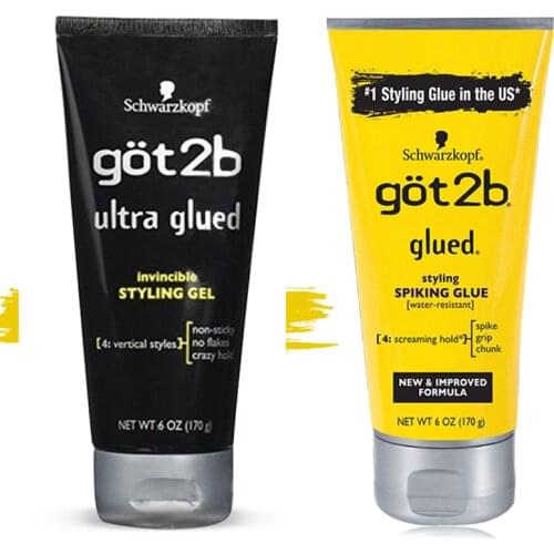 170g Free Shipping Got2b Ultra Glued Invincible Hair Styling Gel