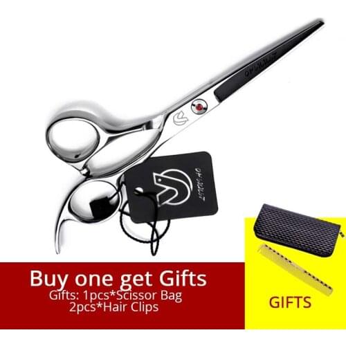 2019 New Professional Hair Cutting Scissor Hair Scissors Hairdressing Scissors Kit 5.5 inch Thinning Scissors Barber Salon Tools