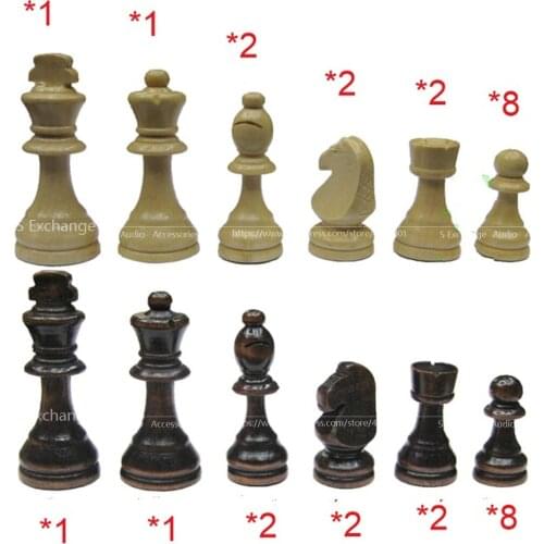 3.5inch Wood Chess Pieces/Chess Pawn for Large Chessboard Chess Piece Board Gmae Version