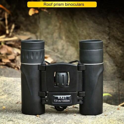 8 X 21 Long Range Compact Zoom Binoculars 1000m Foldable HD Powerful Mini BAK4 FMC Optics Telescope Hunting Sports Camping