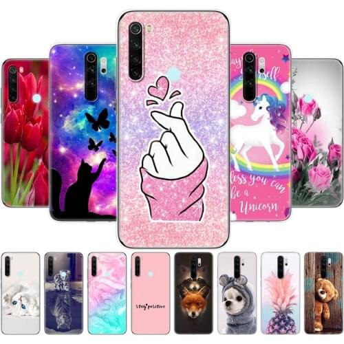 For xiaomi Redmi Note 8T Case Silicon Soft TPU Back Phone Cover For xiaomi Redmi Note 8 global Case for Redmi NOTE 8 PRO Coque