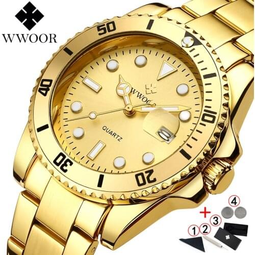 COSFIX Mens Gold Watch