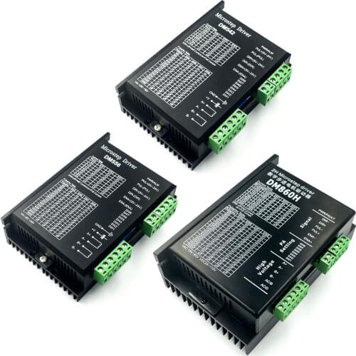 Stepper Motor Driver DM556 DM542 DM860 For Nema 23 34 Series 2-phase Digital Stepper Motor Driver cnc engraving machine