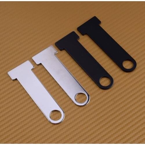 DWCX 2pcs Universal 8.9x3cm Stainless Steel Helmet Strap D-Ring Lock Extension Inner Accessories For Motorcycle Scooter Biker